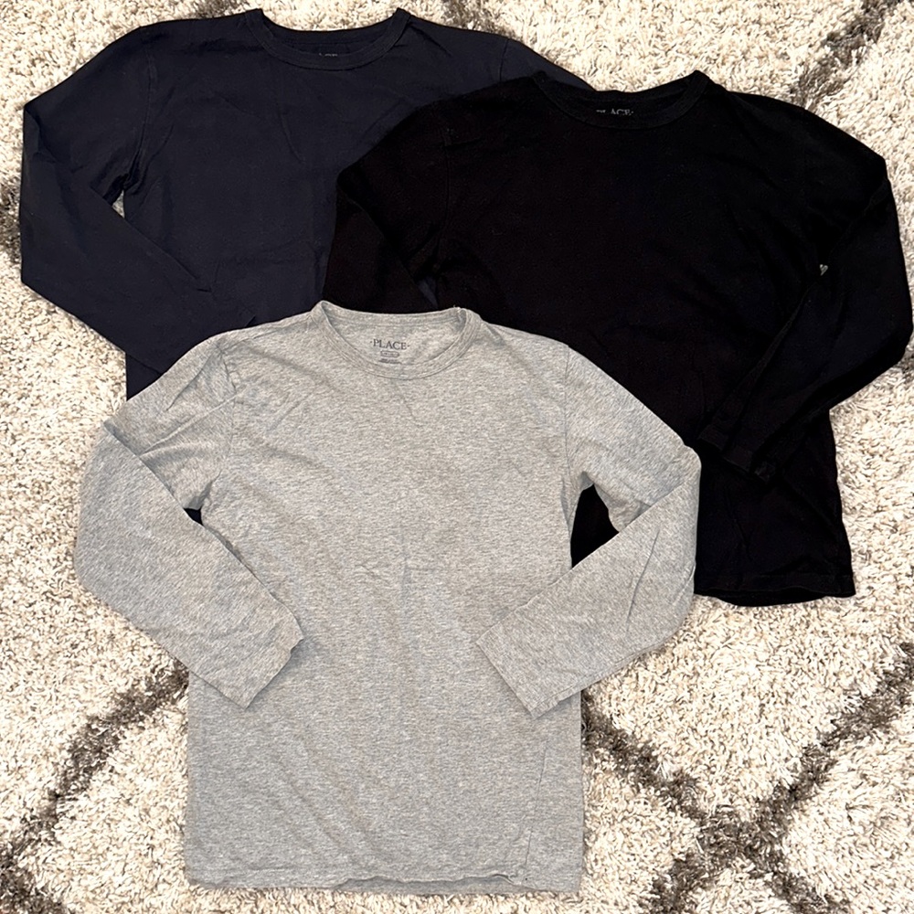 Children’s Place long sleeve t-shirt lot Boys 10/12